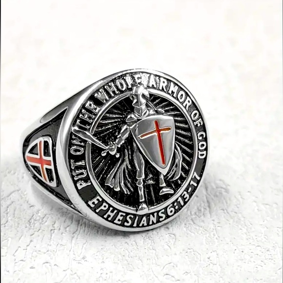 Men’s Armor Of God Ring! - Picture 1 of 2